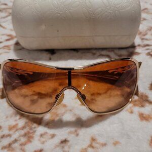 Oakley Gold Sunglasses and Case